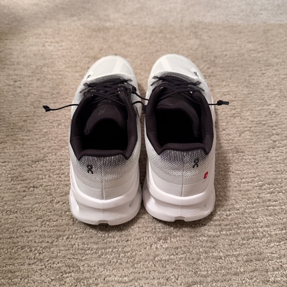 On Running Black and White Athletic Shoes - Picture 7 of 9